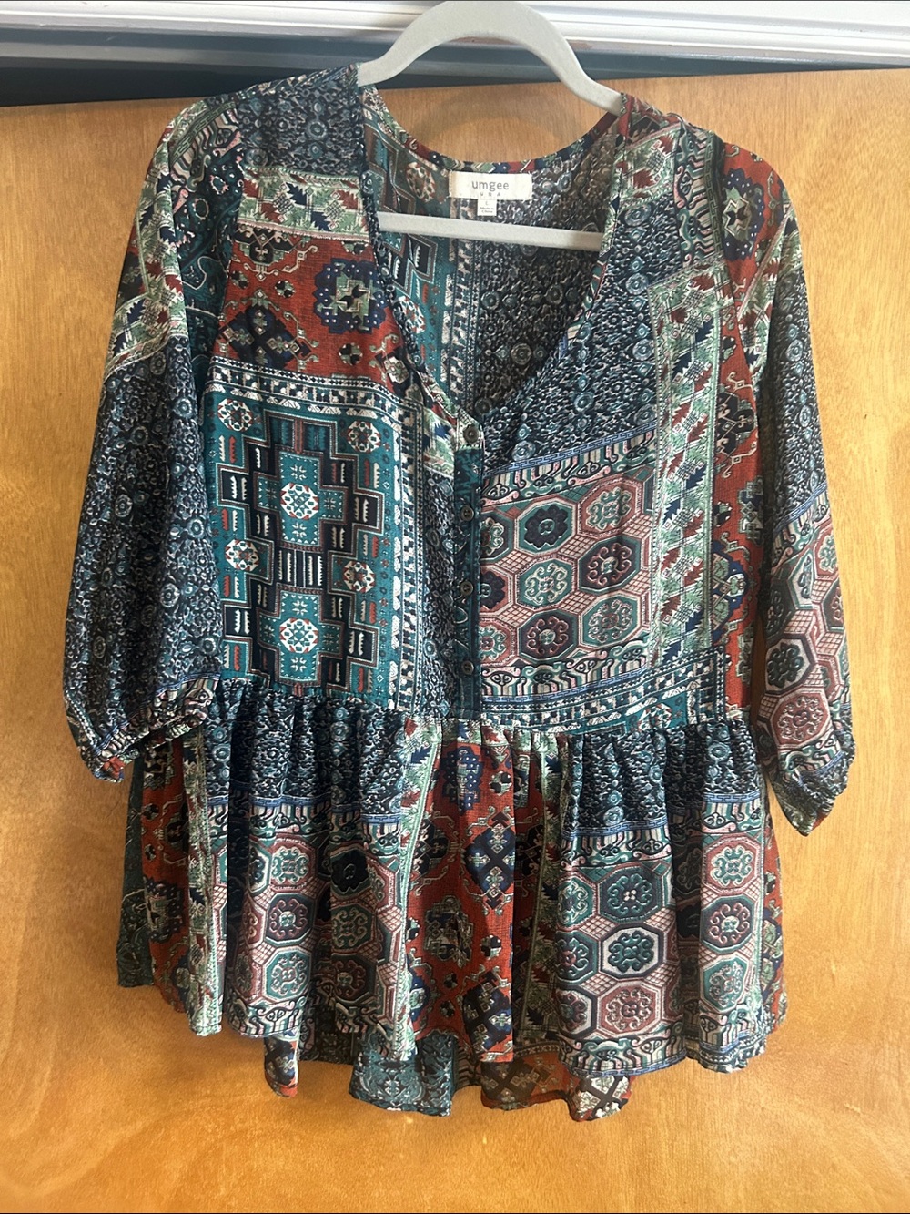 Umgee | Flowy Print Top